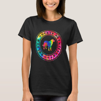 Camiseta Tie Ouro Cocker Retriever Cachorro Mãe Pai Pet