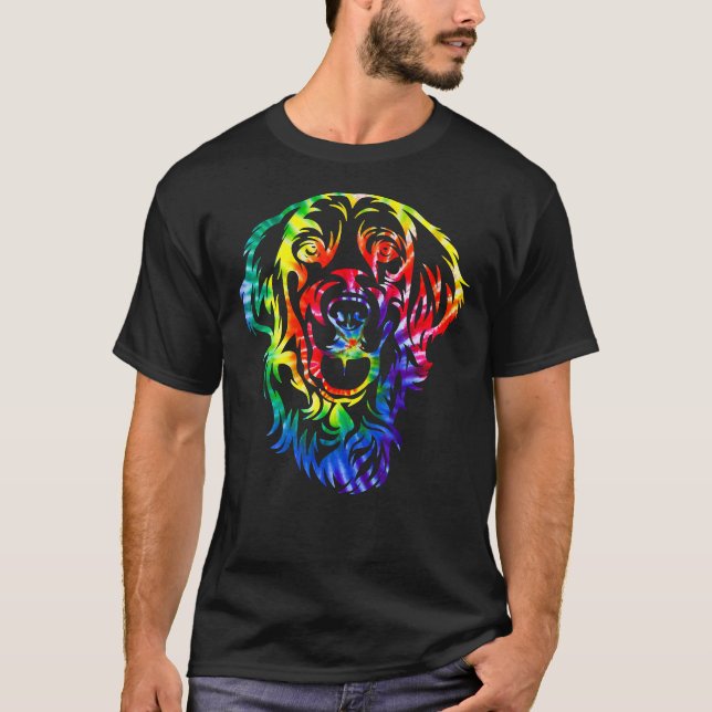 Camiseta Tie Ouro Retriever Tie Tie Dye (Frente)