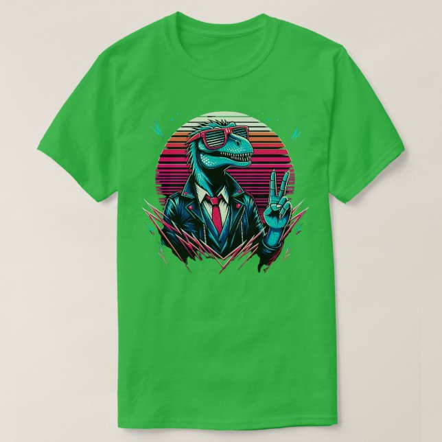 Camiseta TieDye Dinossaur Hippie Dinossaur (Frente do Design)