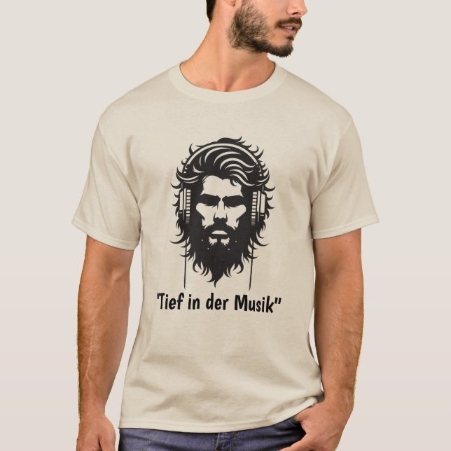 Camiseta "Tief in der Musik." (Frente)