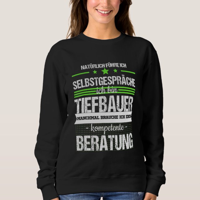 Camiseta Tiefbauer Construction Site Digger Driver Professi (Frente)