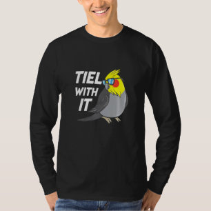 Camiseta Tiel com seu Cockatiel Bird Parrot