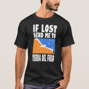 Camiseta Tierra Del Fuego Flag Design Se perdido me envie p