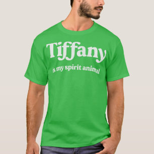Camiseta Tiffany é minha espírita animal dos anos 80 estéti