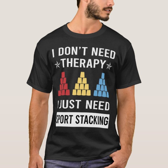 Camiseta Tigela De Empilhamento De Desporto Empilhamento Rá (Frente)