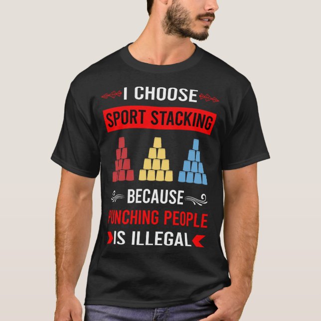Camiseta Tigela de Empilhamento de Esporte Empilhamento Ráp (Frente)