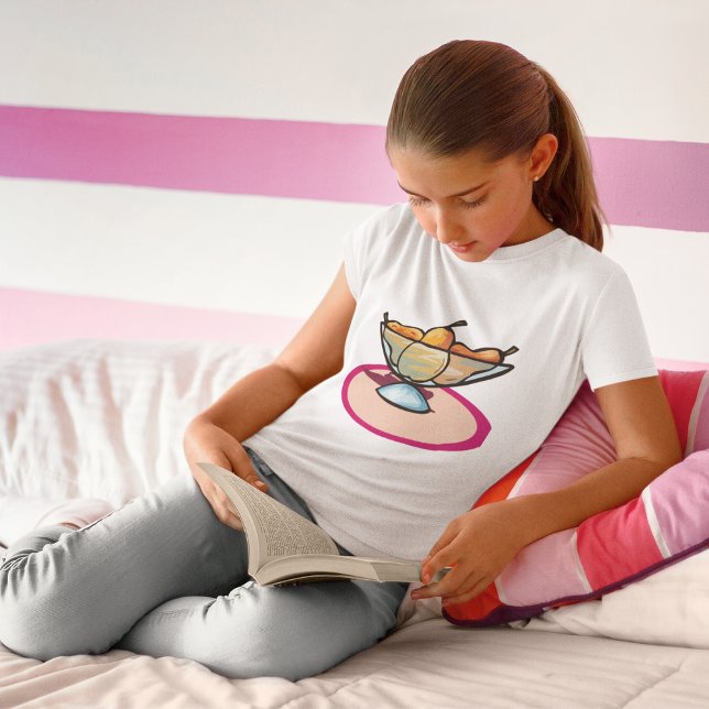 Camiseta Tigela de Fruta (Criador carregado)