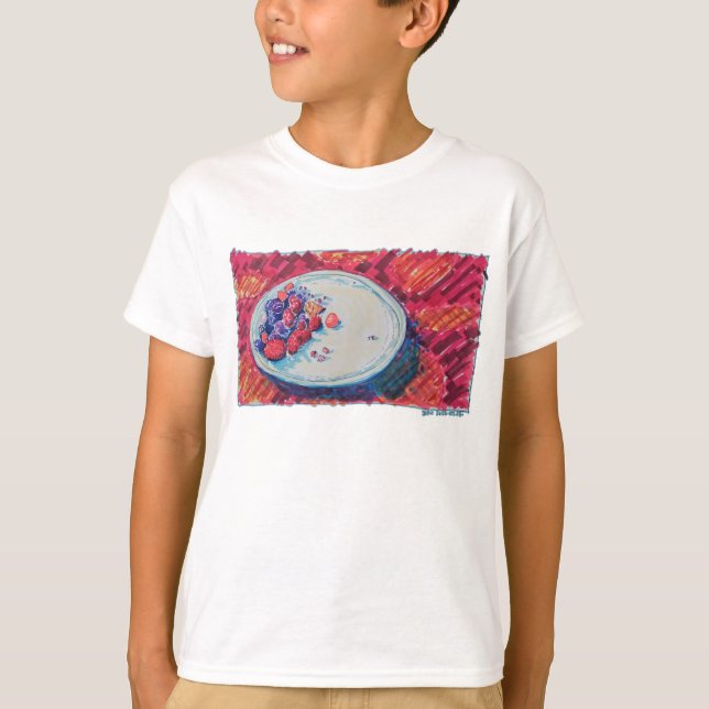 Camiseta Tigela de Frutas Vermelhas (Frente)