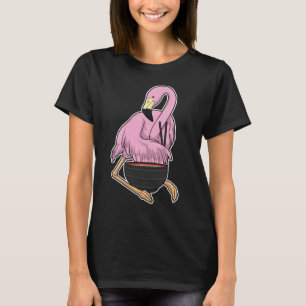 Camiseta Tigela de Ramen de Flamingo