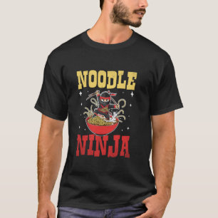 Camiseta Tigela de Sopa de Macarrão Ninja
