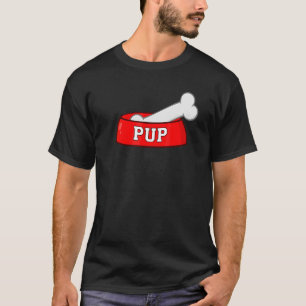 Camiseta Tigela para Cachorro com Osso de Cachorro