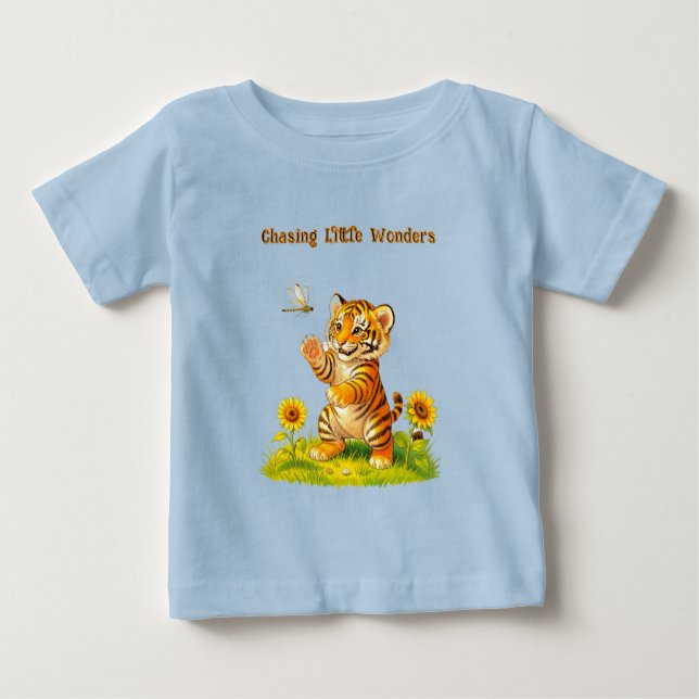 Camiseta Tiger and Dragonfly (Frente)