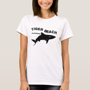 Camiseta Tiger Beach - Bahamas Mergulho Com Tubarões
