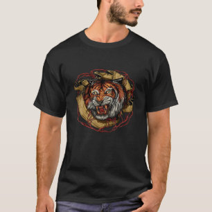 Camiseta Tiger Big Cat Gift Amante de os animais Africano T