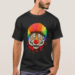 Camiseta Tiger Clowe Wildlife Tiger Safari Animal Circus