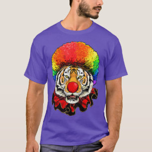 Camiseta Tiger Clowe Wildlife Tiger Safari Animal Circus