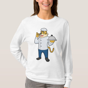 Camiseta Tiger Cook Chef Chapéu