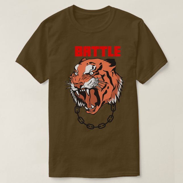 Camiseta Tiger da Batalha (Frente do Design)