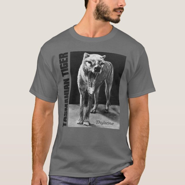 Camiseta Tiger da Tasmania (Frente)