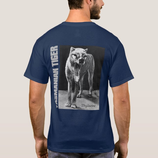 Camiseta Tiger da Tasmania (Verso)