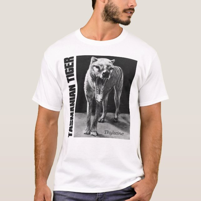 Camiseta Tiger da Tasmania (Frente)