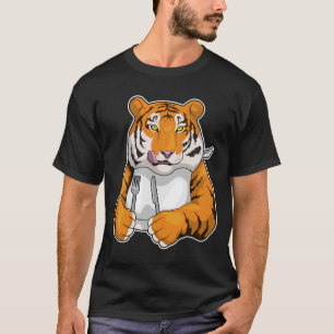 Camiseta Tiger Eating Fork
