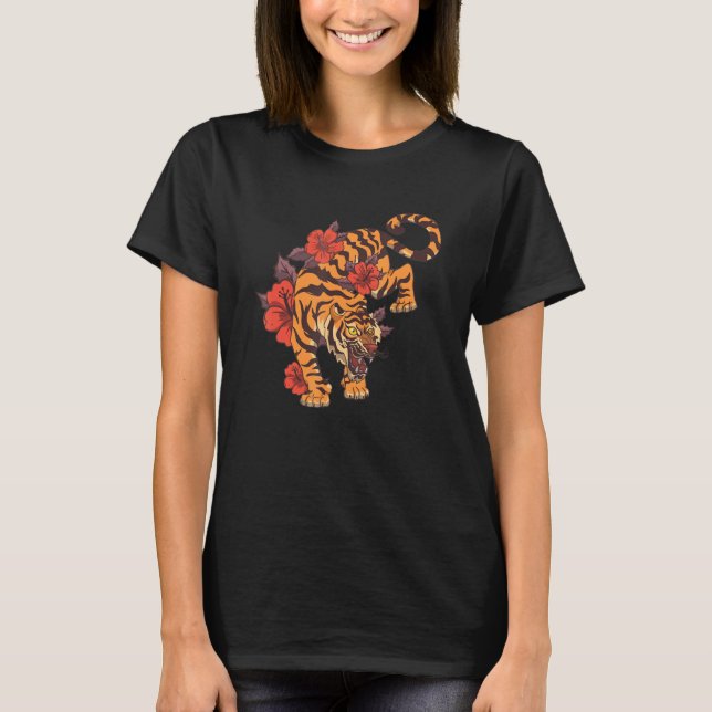 Camiseta Tiger Eye Safari Zoo Wildlife Animal Zookeeper Cos (Frente)