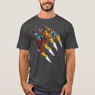 Camiseta Tiger Garra a Zoóloga Safari Zoo Lover Zo