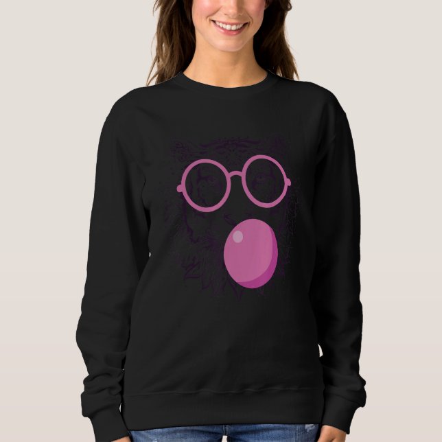 Camiseta Tiger Head Face Boho Pink Glasses Wildlife (Frente)