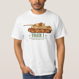 Camiseta Tiger I Guerra Mundial 2 Panzer Alemão de Tanque P