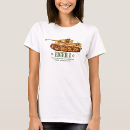 Camiseta Tiger I Guerra Mundial 2 Panzer Alemão de Tanque P