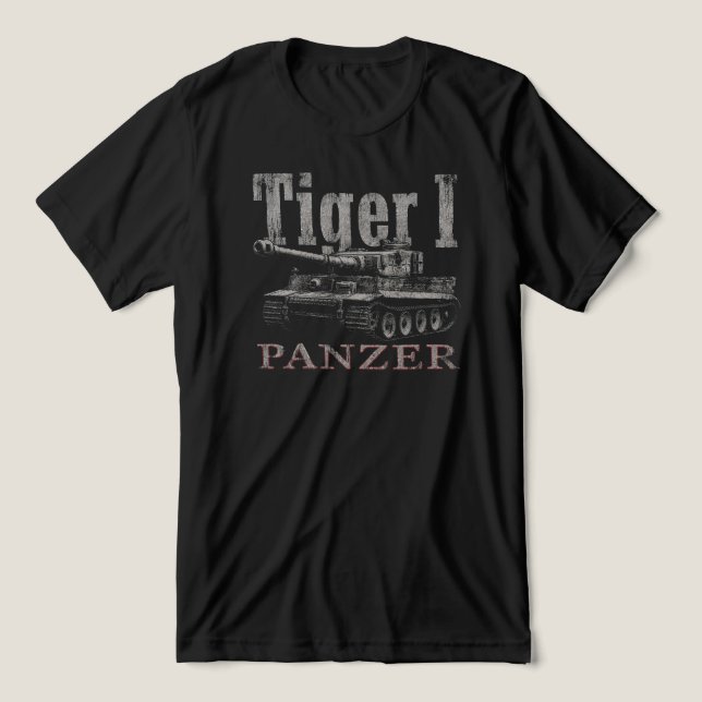 Camiseta Tiger I Panzer  (Design frontal)