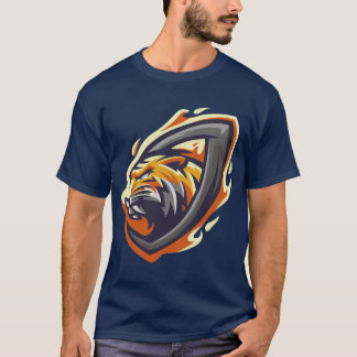 Camiseta Tiger in fire ring