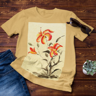 Camiseta Tiger Lily - Vermelho