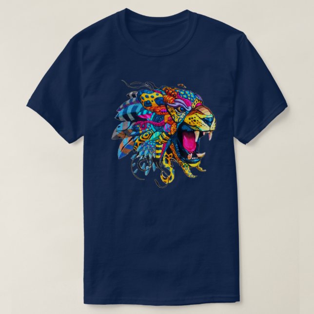 Camiseta Tiger mexicano Alebrije (Frente do Design)