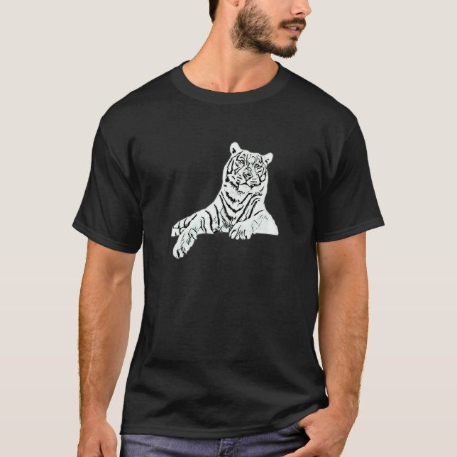 Camiseta Tiger Motif (Frente)