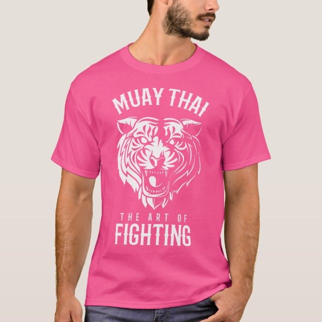Camiseta Tiger Muay Thai E Kickboxe (Frente)