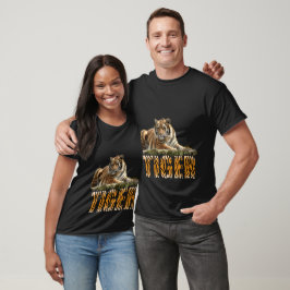 Camiseta Tiger Nature Sunset Sky Safari Wildlife Cat