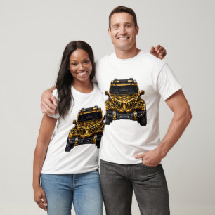 Camiseta Tiger Orange Adventure SUV — BV-JTO Vista frontal