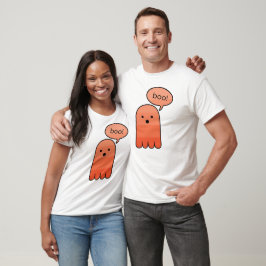 Camiseta Tiger Orange Boo Ghost Halloween