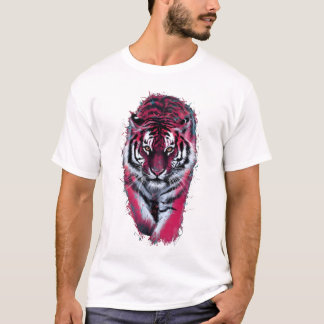 Camiseta Tiger portrait, animal graphic tshirt