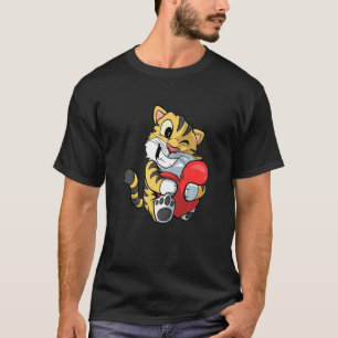 Camiseta Tiger pressiona um coração apaixonado