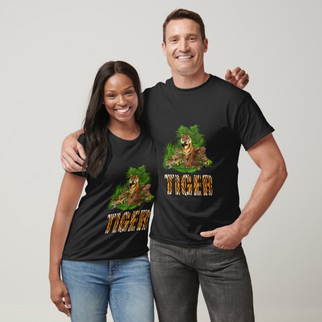 Camiseta Tiger Safari Wildlife Animal (Unissex)