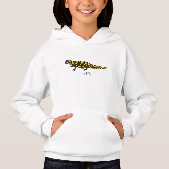 Camiseta Tiger salamander cartoon (Frente)