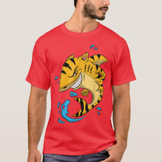 Camiseta Tiger SharkTigershark Boys Men Crianças Predadores