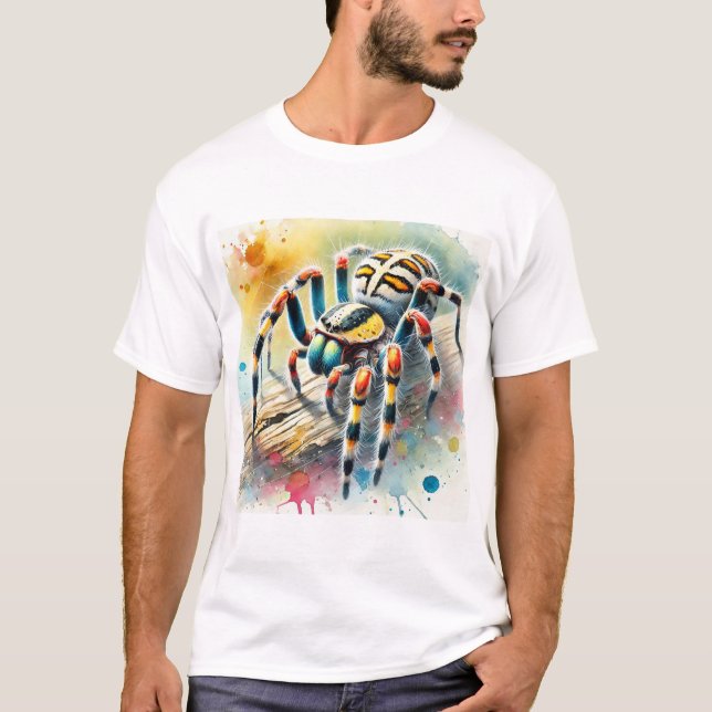 Camiseta Tiger Spider 260824AREF109 - Watercolor (Frente)