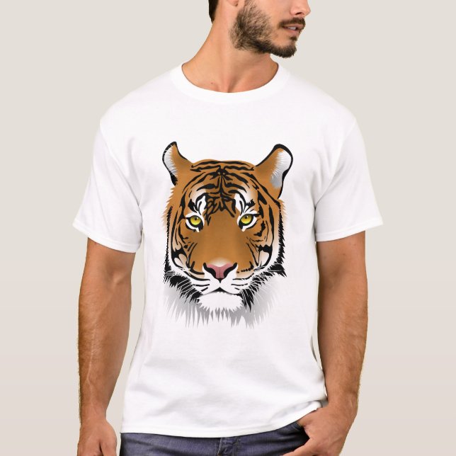 Camiseta Tiger Sumatran Tiger Wildlife Man-Eater Wildcat (Frente)