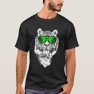 Camiseta Tiger Sunglass Música Uralub Tiger Love Animal Fa