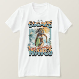Camiseta Tiger Surfer Escape Design
