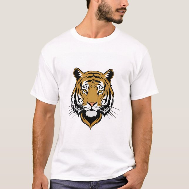 Camiseta tiger t shirt design (Frente)